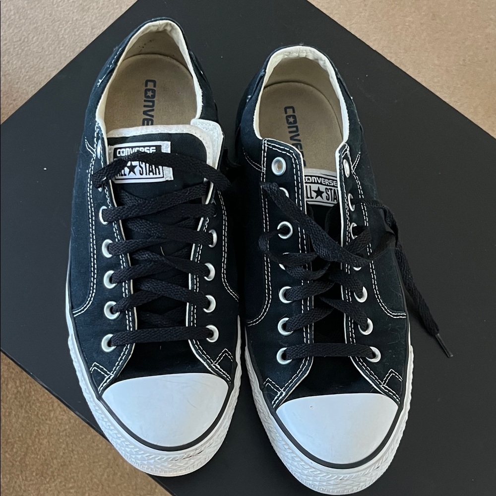 Converse Black and White Low-Top Sneakers